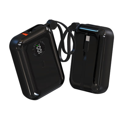 Un buon prezzo. ABS ignifughi PC Universal 10000mah Power Bank con cavi incorporati in linea