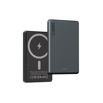 Un buon prezzo. Ultra Slim Powerbank ricarica wireless 5000mAh con uscita ABS Pc Tipo C 5V/2.4A in linea