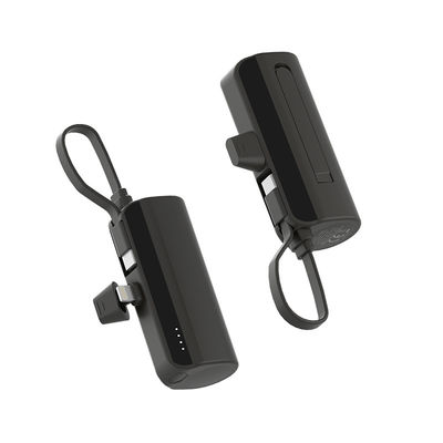 Un buon prezzo. Compatto ABS Black Lithium Polymer Tail Plug Powerbank 5V/2.1A Soluzione di ricarica in linea