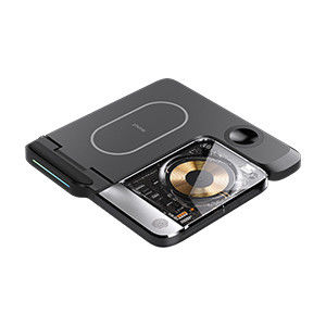 Caricabatterie wireless leggera 3 in 1 con frequenza di ricarica 110-205KHz 1m