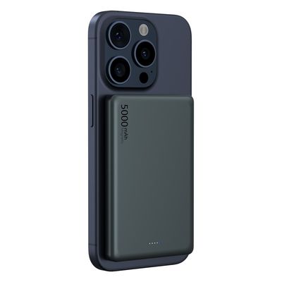 Un buon prezzo. Magnet Power Bank con uscita wireless 5W 7.5W 10W ABS PC Batteria in alluminio legata a Li polimero in linea