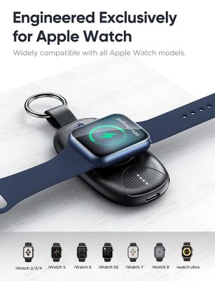 Un buon prezzo. Elegante Smartwatch Power Bank Tipo C Mobile Power Bank 1000mAh 5V/1A uscita in linea