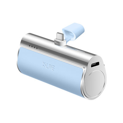 Un buon prezzo. Mini Power Bank in cuoio 4500mAh 5V 2.1A Output Gift Power Bank per chiusura della coda in linea