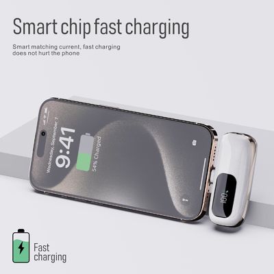 Batteria da capsula da 5000 mAh di dimensioni ultra compatte per la ricarica portatile giornaliera in movimento