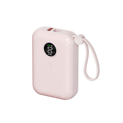 Un buon prezzo. Mini Power Bank compatto da 10000 mAh con batteria da 21700 e progettazione ABS leggera e uscita PD20W in linea